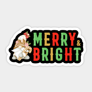 Merry And Bright Sticker